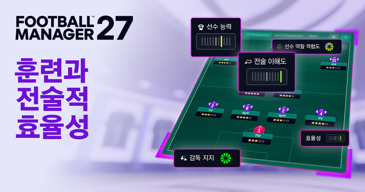 FM27: 훈련과 전술 효율성